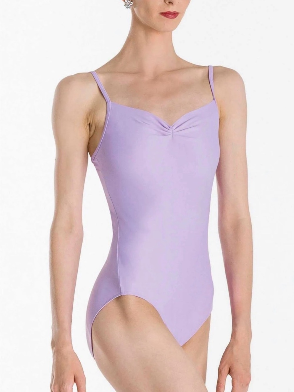 Lilac Dance Leotard with Sweetheart Neckline